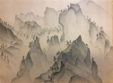 風景山水畫|水墨山海—當代景觀山水的形韻 Ink Mountains and。